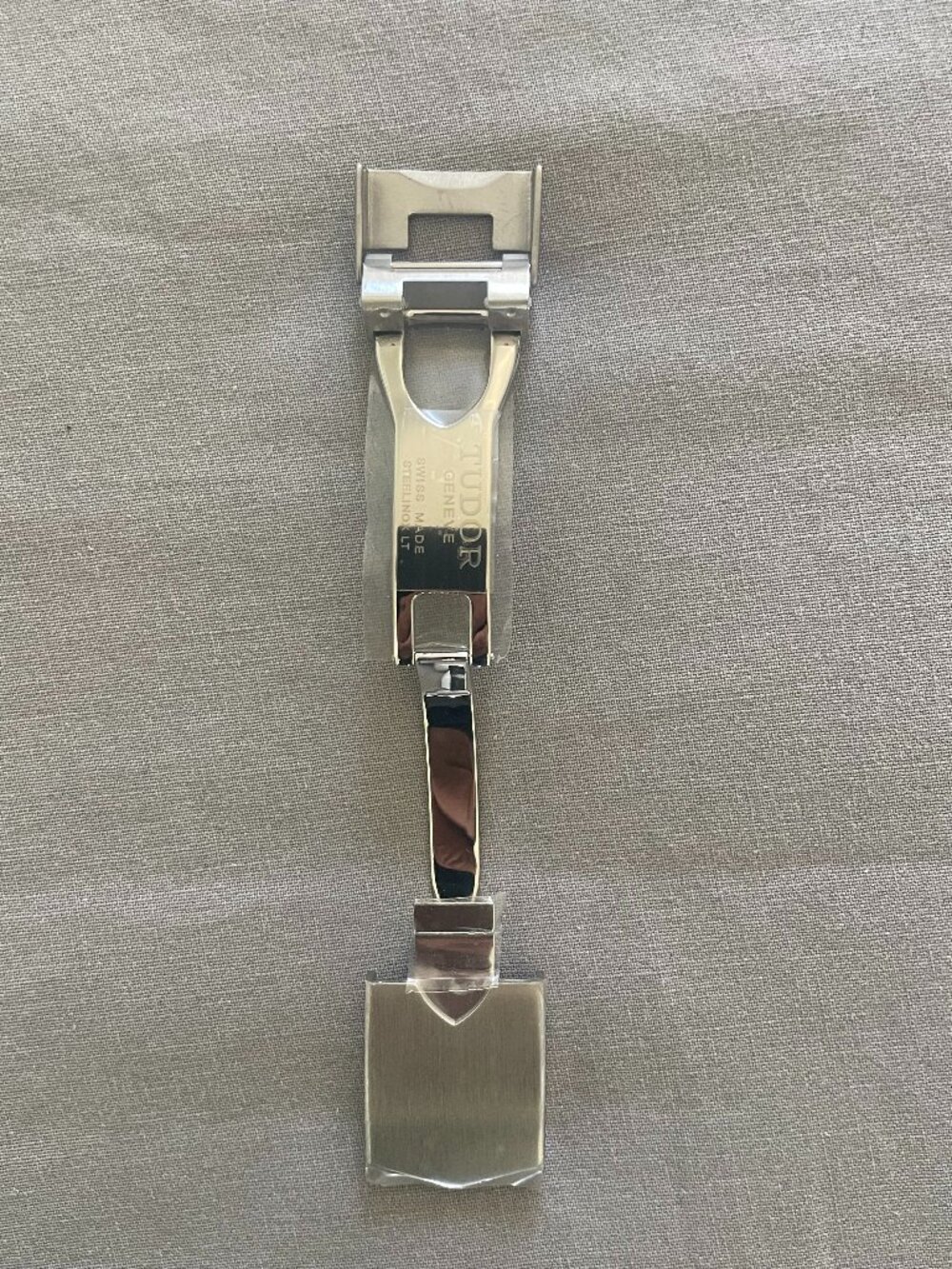 18mm Stainless Steel Silver Deployment Clasp For Tudor watches